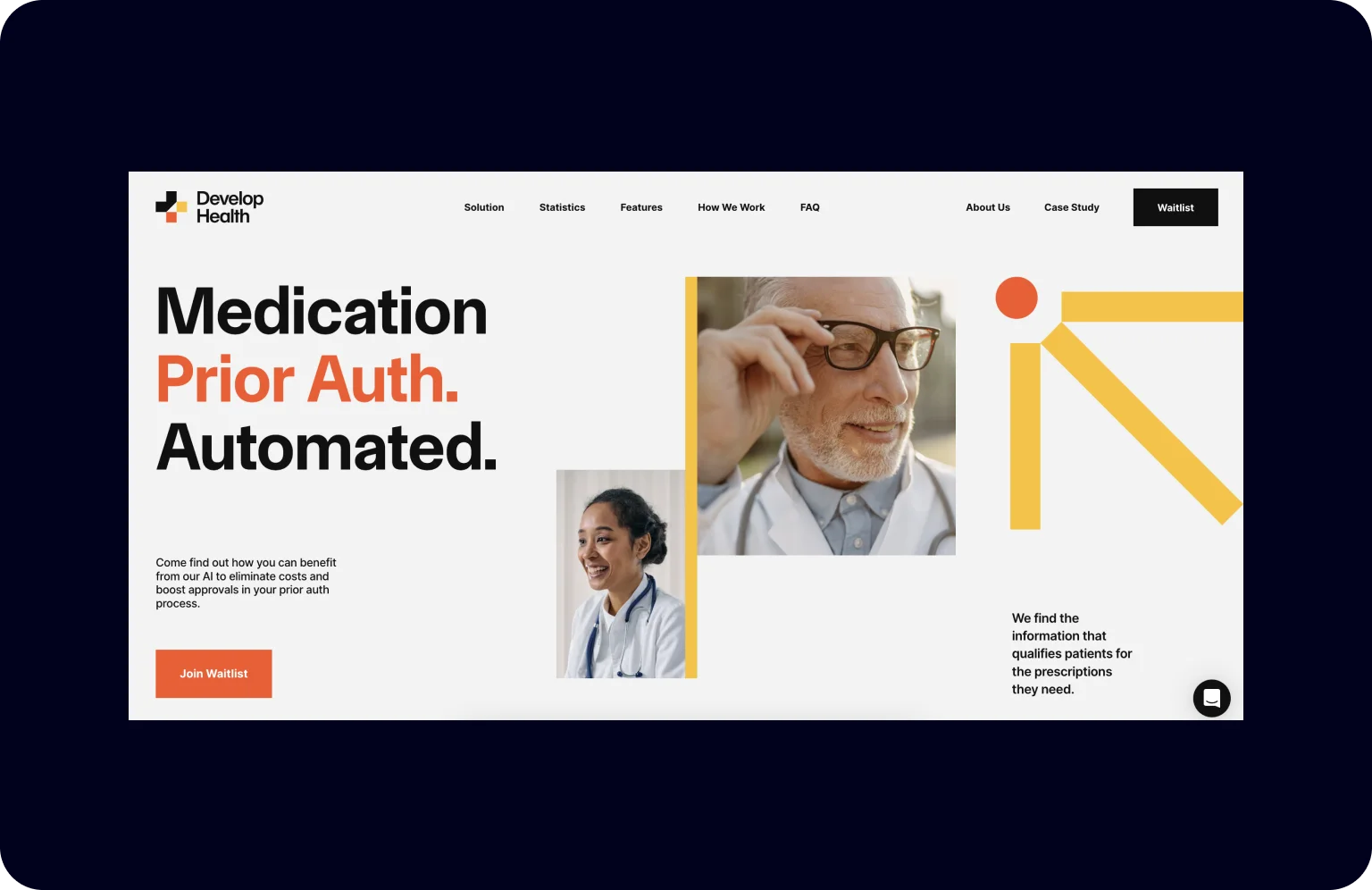 To reflect the brand’s essence, the imagery focuses on doctors and patients