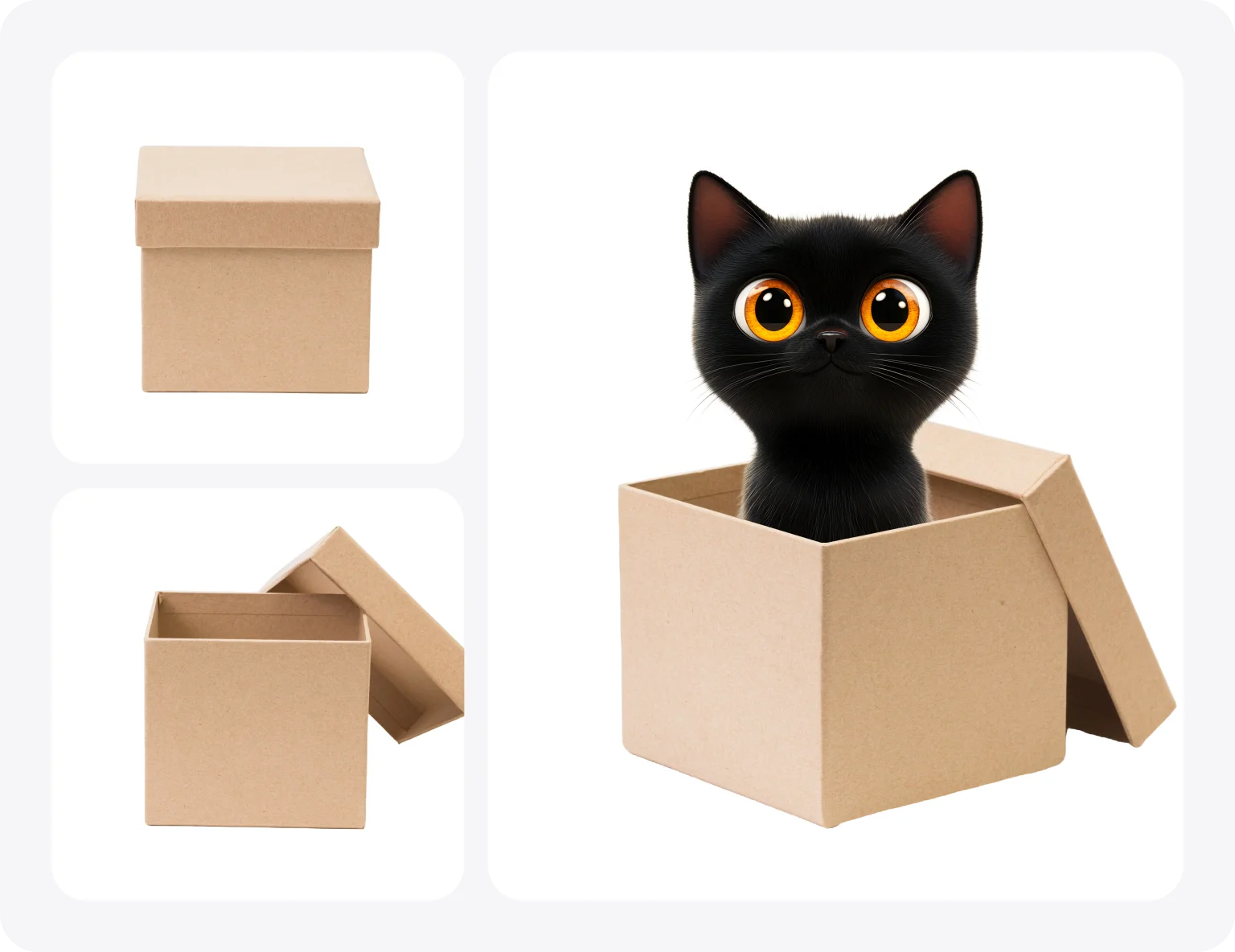 Each “cat” holds its place in the vector, defined by several features