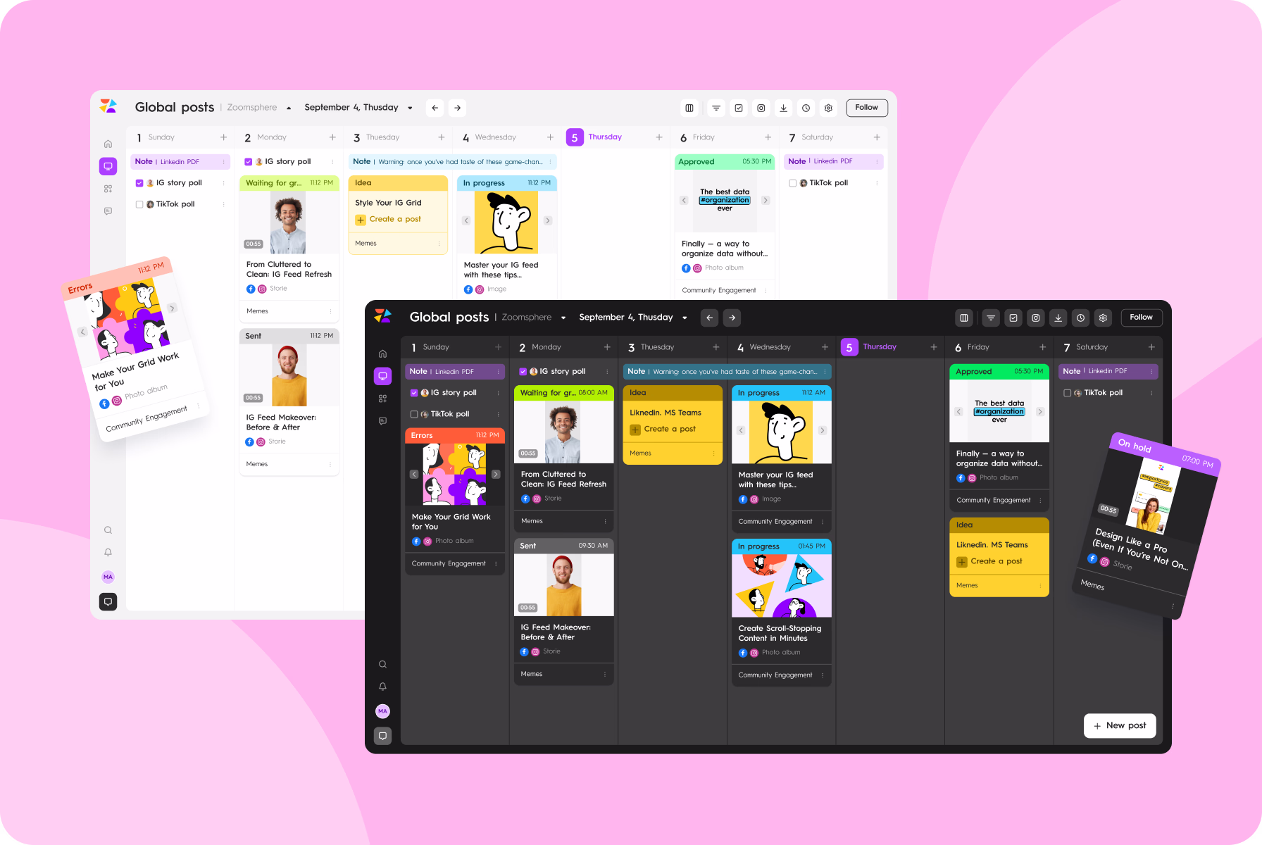 UI/UX design to simplify the user experience